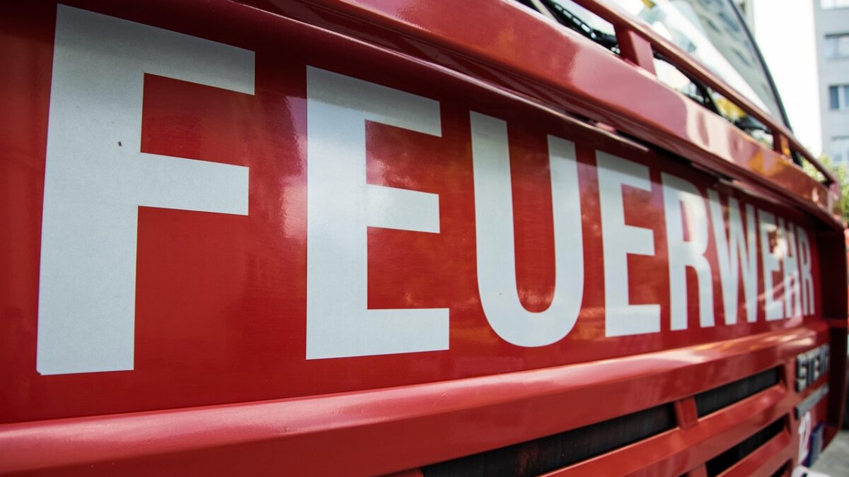 Sägewerk in Weißwasser steht in Vollbrand