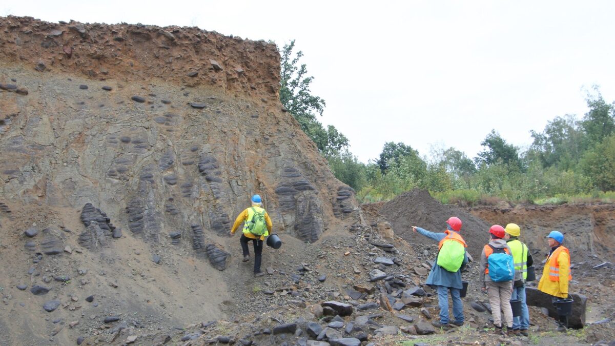 Exkursion in den Basalt-Steinbruch Gruna und nach Lauban