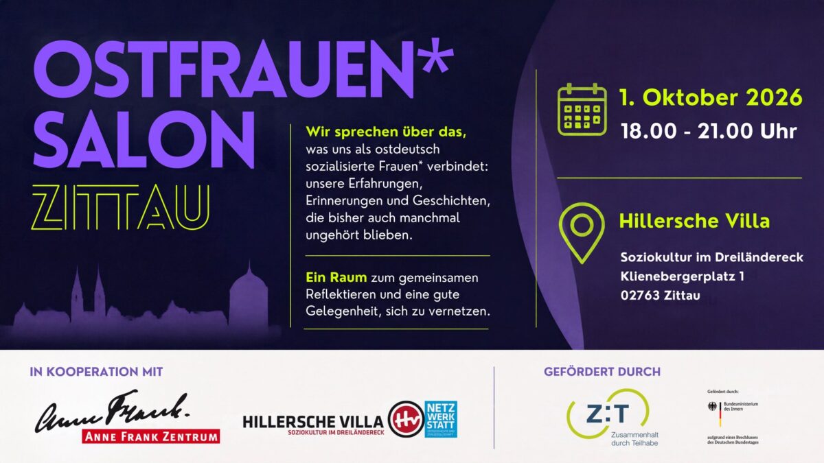Ostfrauen-Salon: Fünf Minuten pro Frau in der Hillerschen Villa